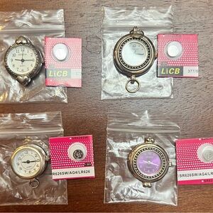 Bundle- 4 Geneva Watches for Jewelry-Making